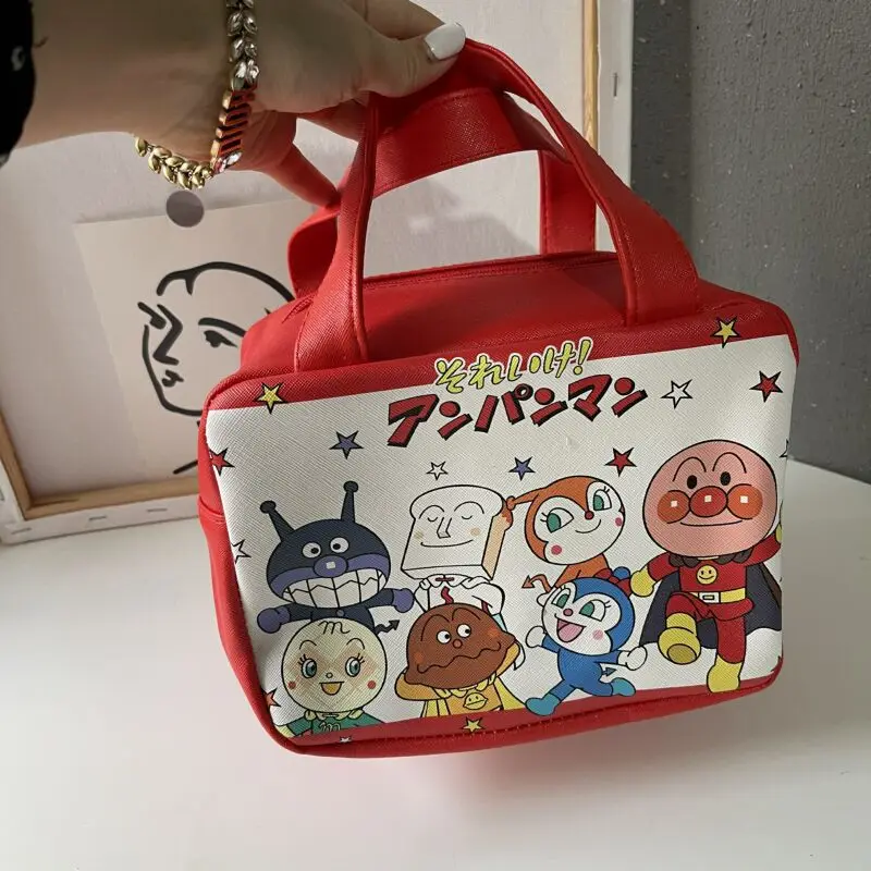 Anpanman Thermal Insulation Bag Cartoon Cloth Preservation Convenience Storage Bottle Food Packet V-cool Mother Hangbag Package