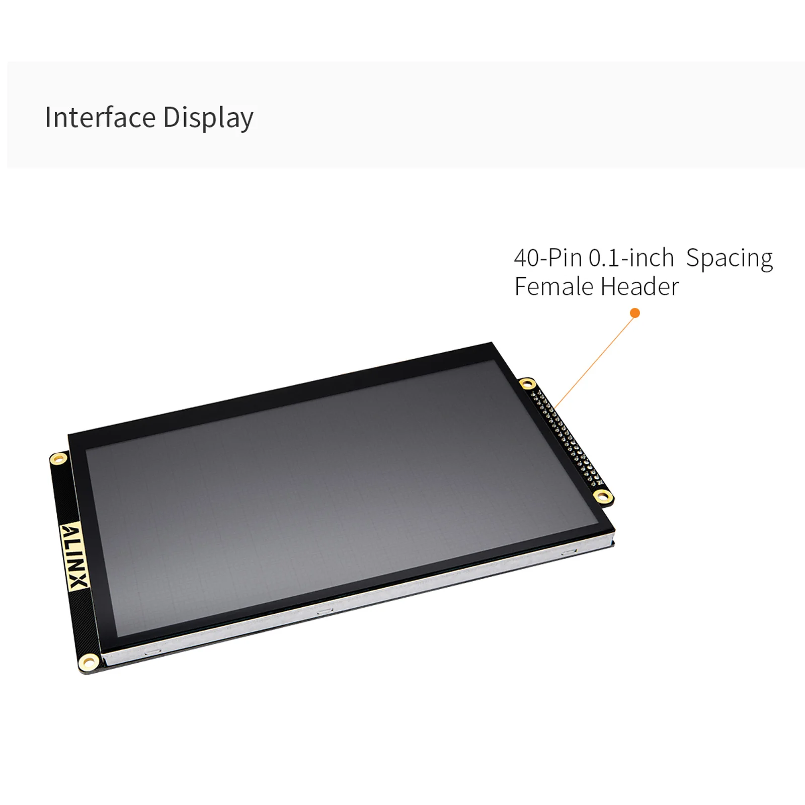ALINX AN970 7 inch 5-Point Capacitive TFT LCD Screen Module for FPGA Board