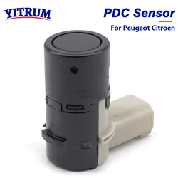 Black PDC Parking Distance Control Sensor For Citroen C4 Mk1 2004-2010 Peugeot 207 CC SW 2006-2015 6590.H1 9653211577 6590.KY