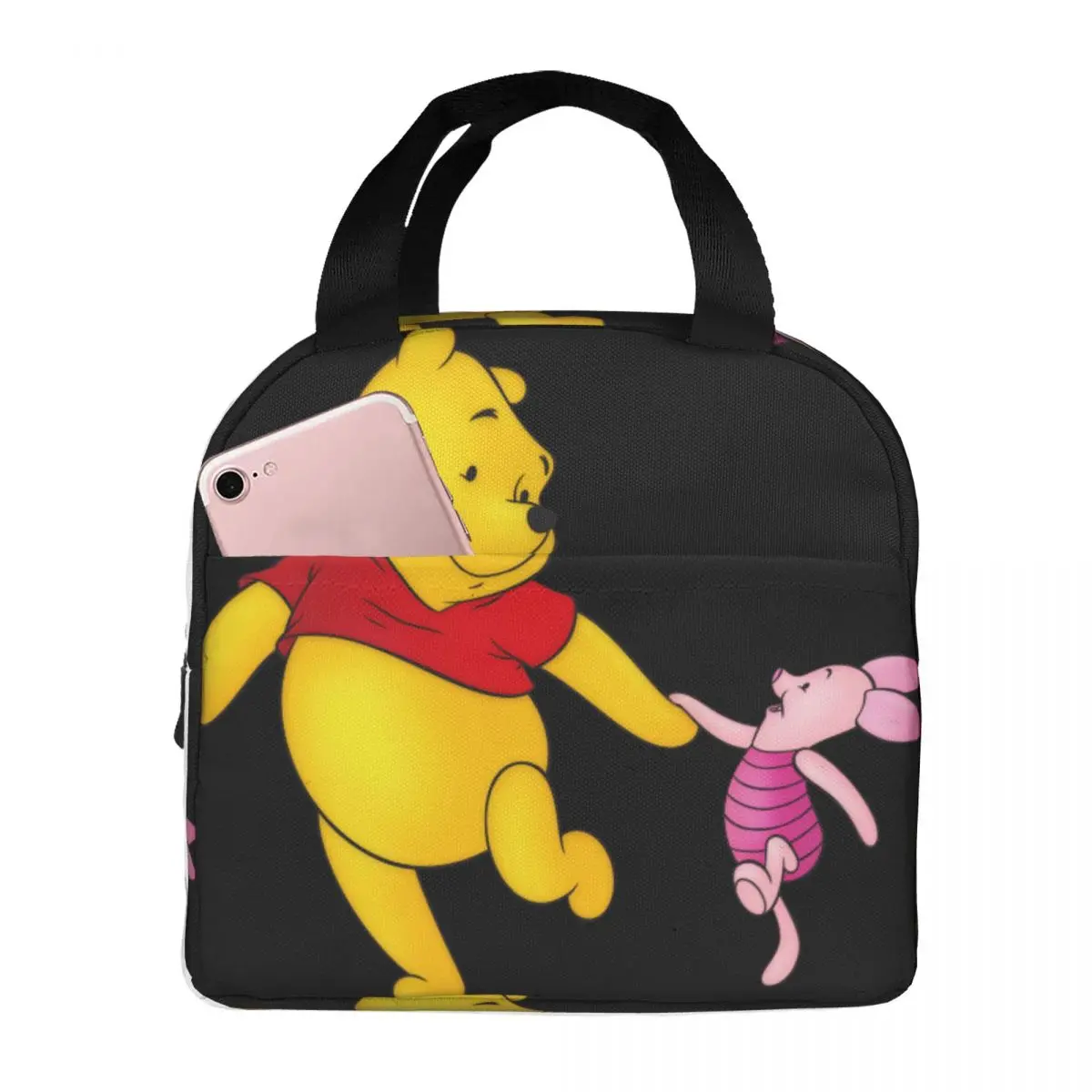 And Piglet Lunch Container Disney Winnie The Pooh Girl Boy｠ New Design For Outdoor Lunch Bag Tote