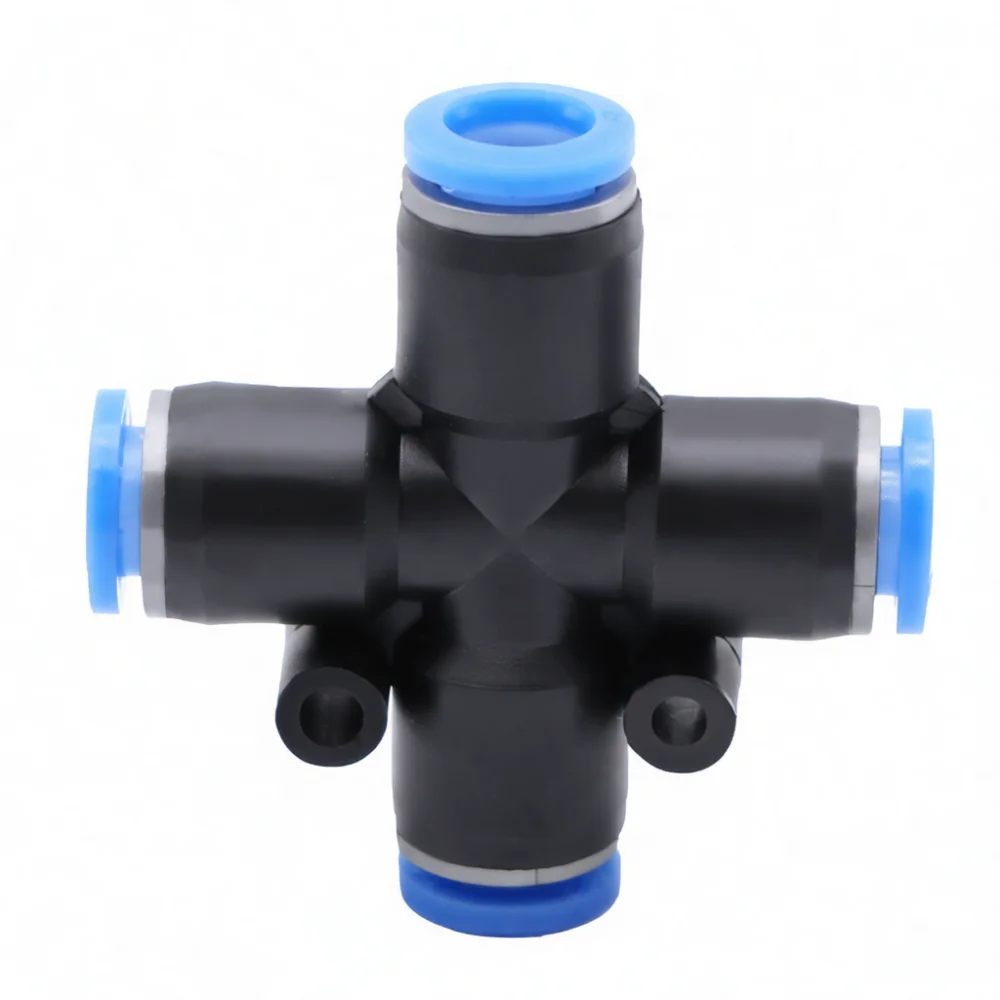 Universal Air Line Fitting Quick Push In Connector Pneumatic Hose Adapter For Industrial Fluid Power Connection