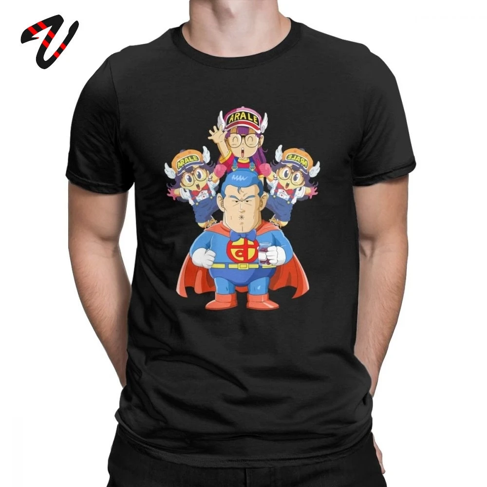Dr. Slump En Arale T Shirts Voor Mannen Custom Gedrukt Kleding Korte Mouw Casual Grafische T-shirt Crewneck Luxe Katoen Tee Shirt