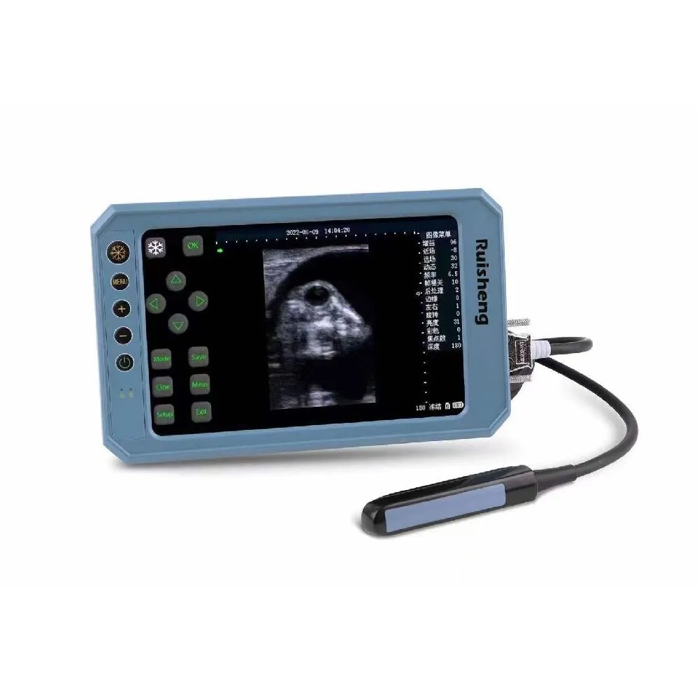 

Maxgeek T6 Cattle Full Digital Ultrasonic Diagnostic Instrument 7-inch Touch Screen with Rectal Linear Array Probe