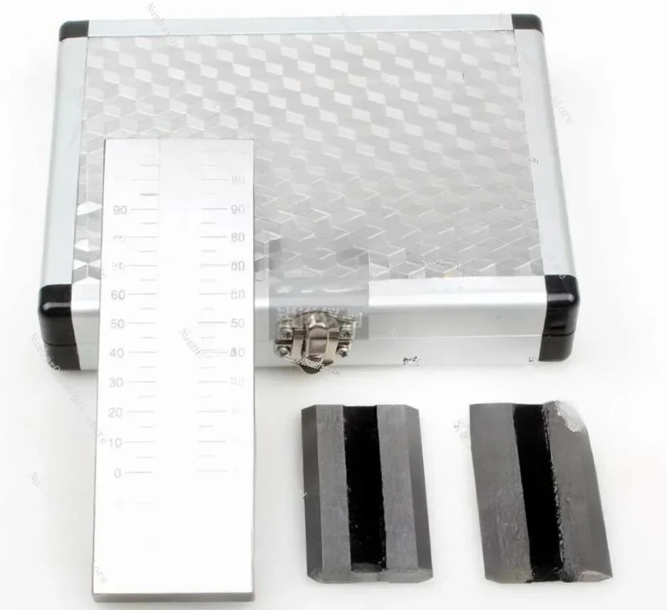 Stainless Steel QXD Scraper Fineness Meter 0-25-50-100um Paint Particle Fineness Meter