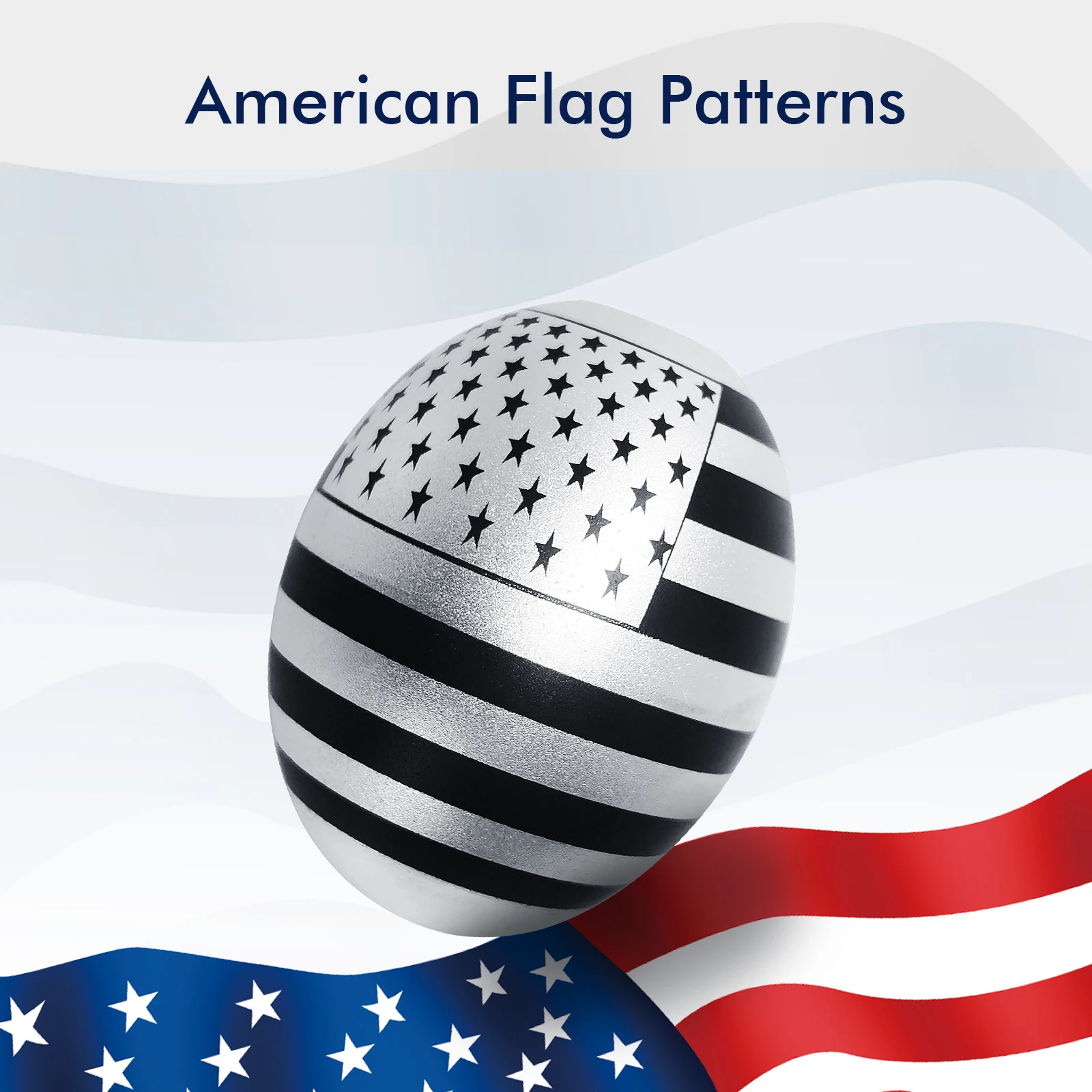 High-quality With American Flag Pattern Magnetic Levitation Pencil Holder CNC Tumbling Design Non-Tipping Pencil Holder Gifts image 2