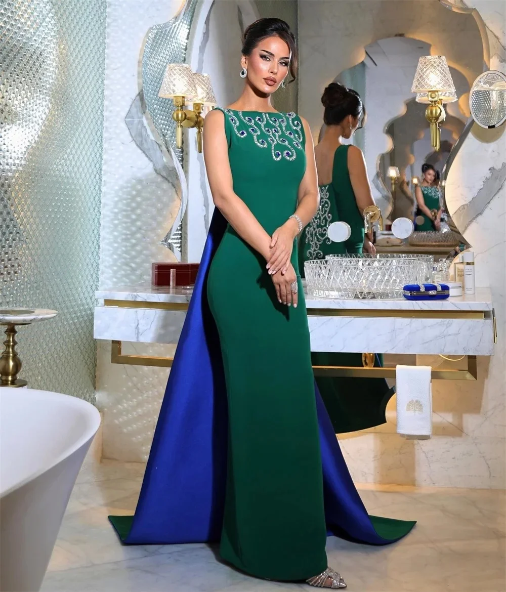 Verde frisado feminino longo sob medida ocasião vestido de noite vestidos de baile pastrol unisex camisa retro dubai árabe saudita personalizado