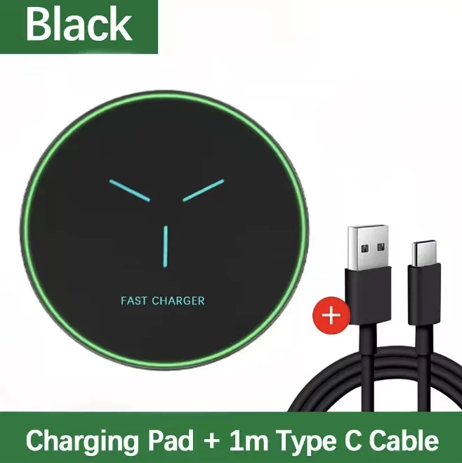 Kabelloses Ladegerät für iPhone 17/16/15/14/13/12/Samsung Xiaomi – Induktive Schnellladestation