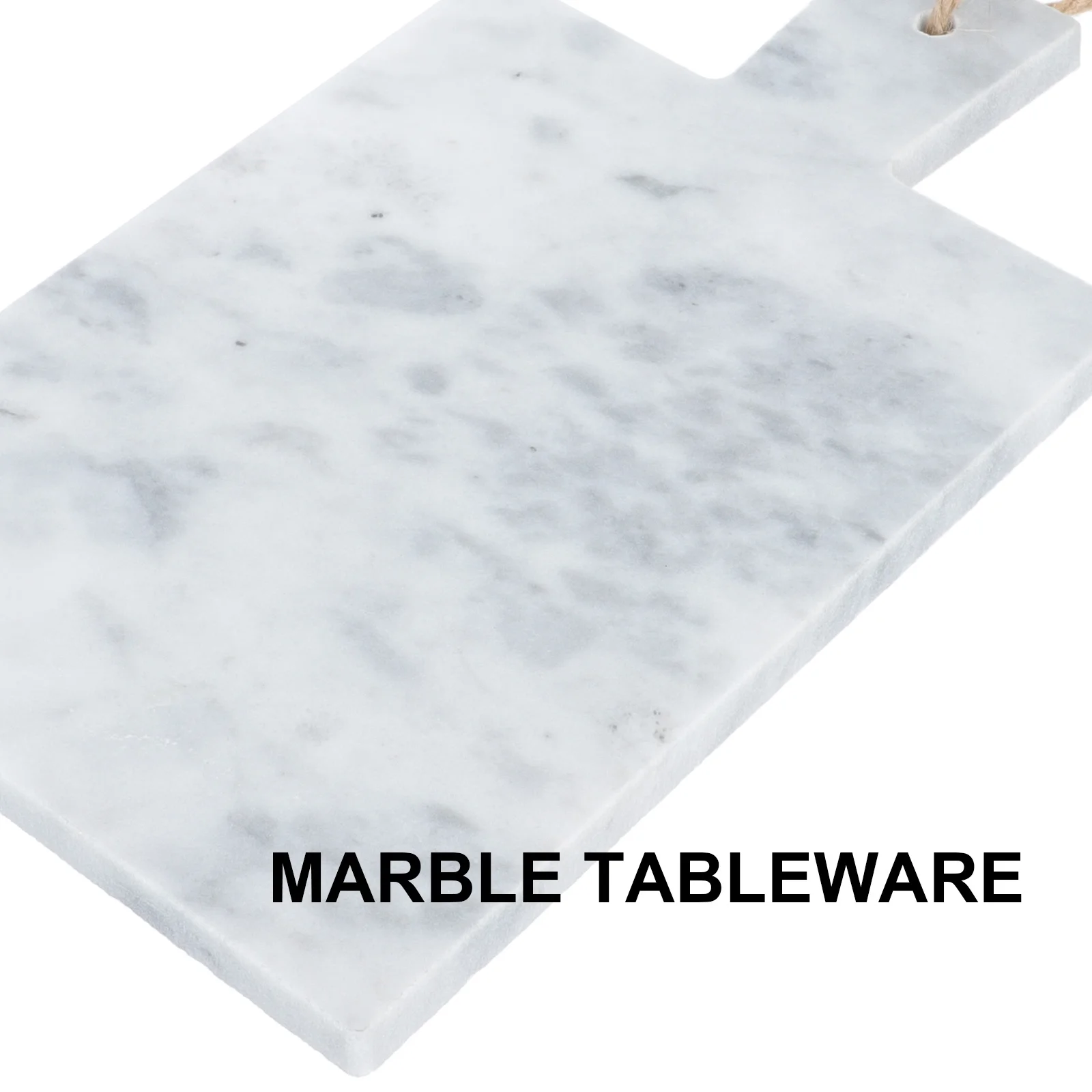 

1Pcs Marble Handle Tray Creative Food Serving Plate Natural Texture Dessert Plate for Party Birthday Wedding Home Tableware