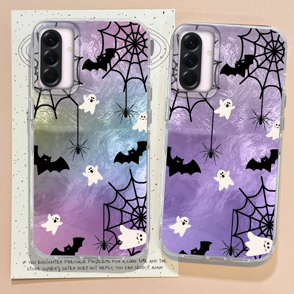 Halloween Lustige Geister Gesicht Telefon Fall Für Samsung Galaxy A55 A16 A07 A17 A26 A36 A56 A25 A35 A14 A34 A54 A15 A13 A32 A12 Abdeckung