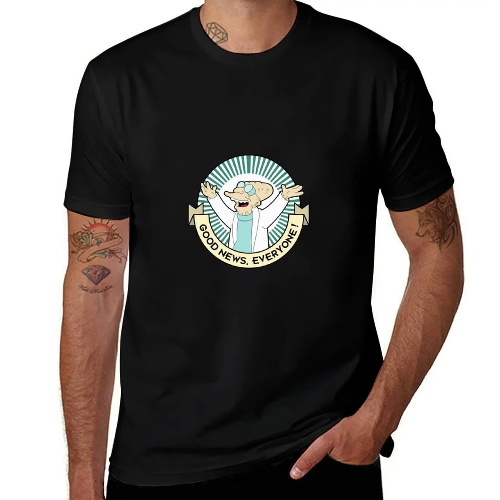 

Trending 1 - 40Professor FarnsworthGood News Everyone Classic TShirt2442 T-Shirt Basic Solid Color Short Sleeve Cotton Top