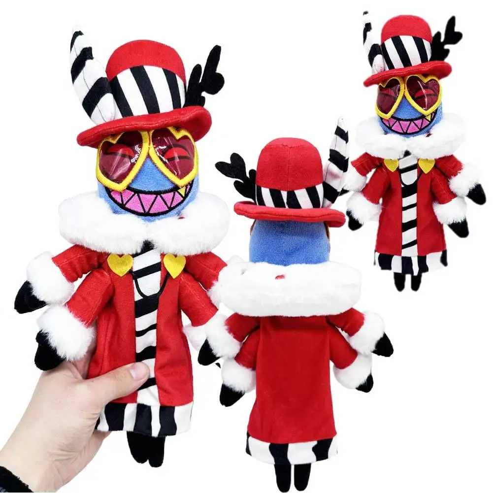 Valentino Cosplay Plüsch Hazzbin Cartoon Hotel weiche ausgestopfte Puppen Plüschtiere Maskottchen Dult Kinder Halloween Geburtstag Weihnachts geschenk