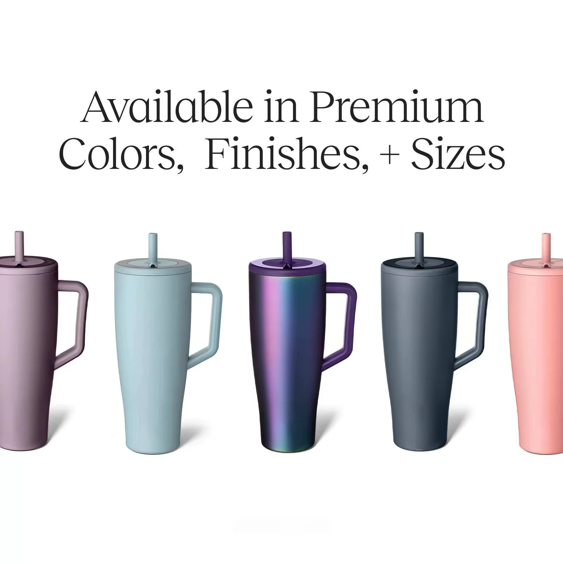 1L Large Capacity Water Bottles In Various Styles Insulated Cups In Vacuum uCps Stainless Steel Juice And Milk Tea Car Cups