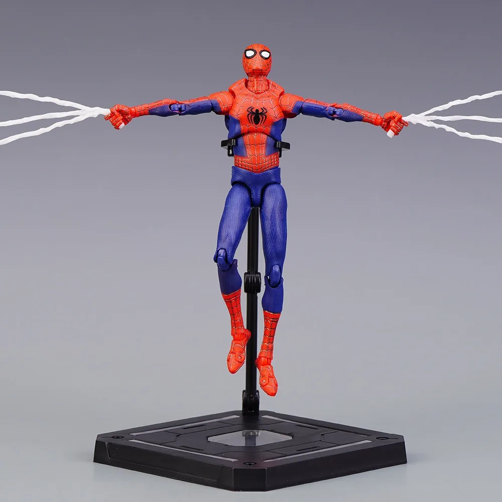 [Funny] Disney Super hero Spider-Man Can change faces Action figure toys statue collection model home decoration kids best gift