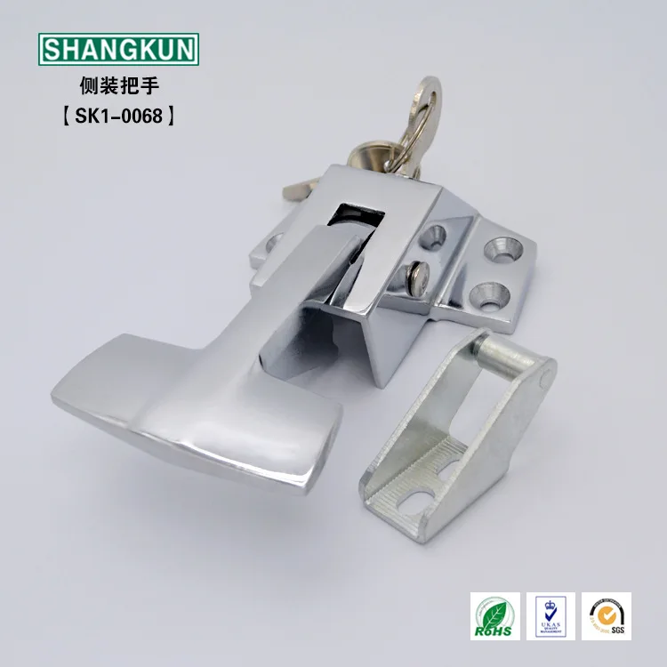 Shangkun SK1-0068 industrial zinc alloy mechanical door lock oven test box sealed box side mounted door handle handle