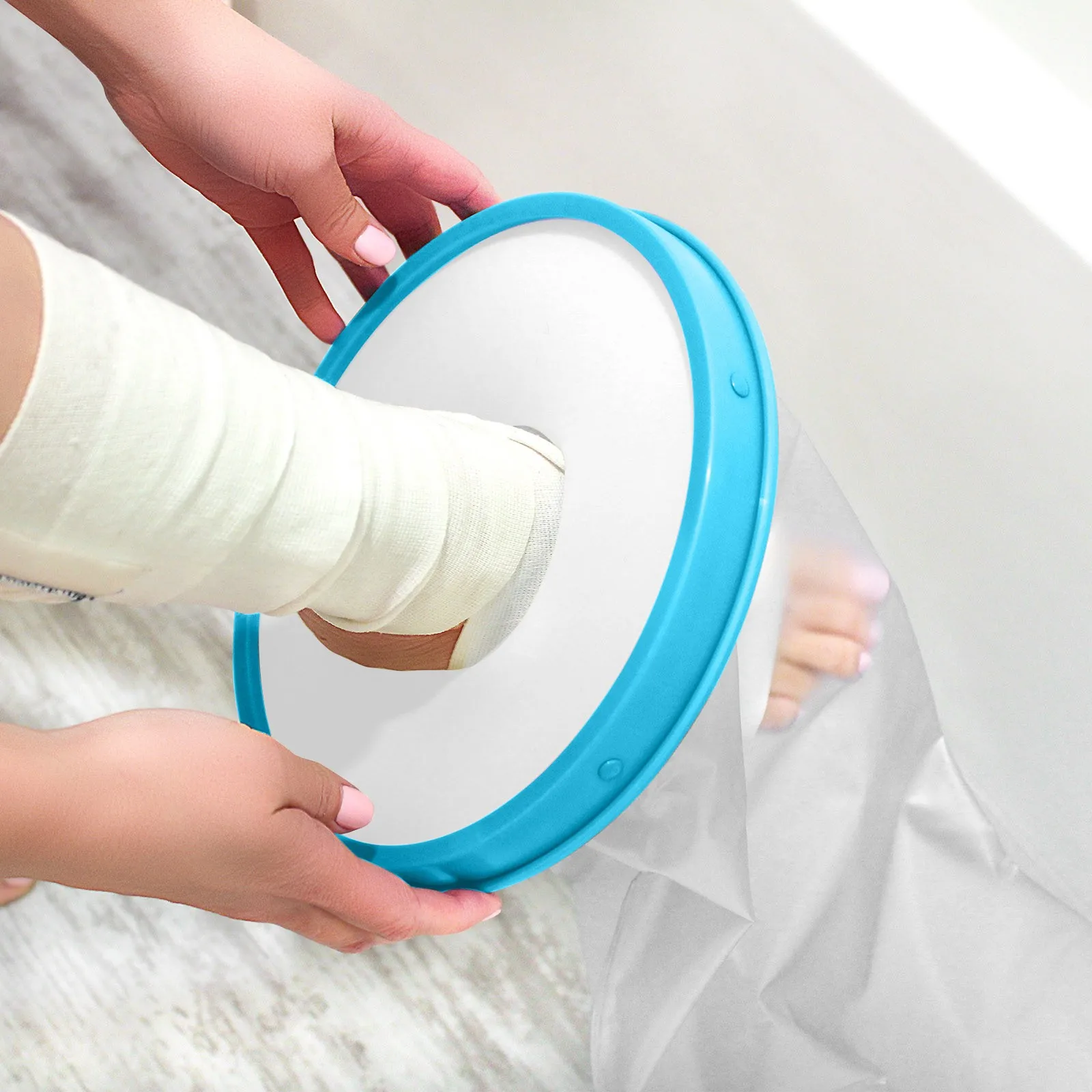 Waterproof Leg Cover For Adult Shower Bath Plaster Guard To Keep The Bandage Dry