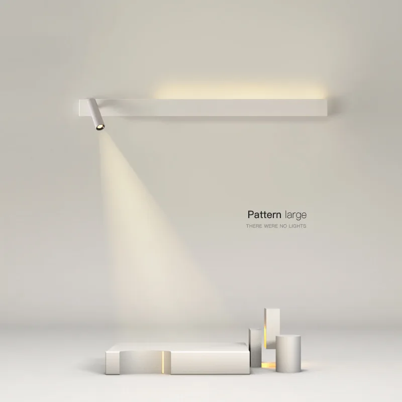 

Простая современная настенная светодиодная фоновая стена для гостиной, скандинавская прикроватная лампа для спальни, комнатная лампа