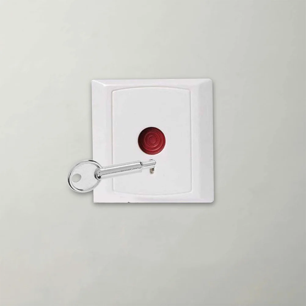 10pcs Emergency Button Key Sturdy Reset Key For Push Button Replacement Keys Control Manual Call Points