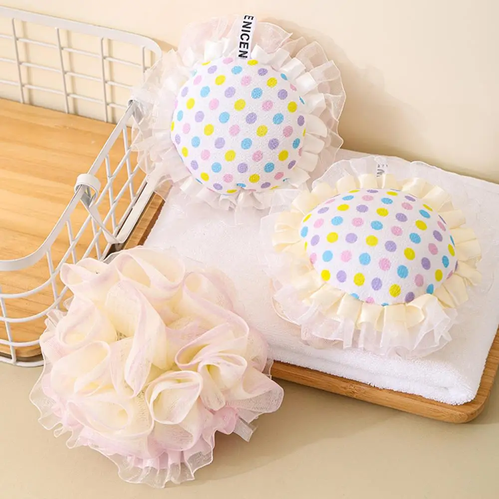 

Body Clean Bath Puff Lace Sunflower Soap Sponge Bath Ball Soft Bath Scrub Wash Shower Bathroom Exfoliating Two-in-one Bath Ball