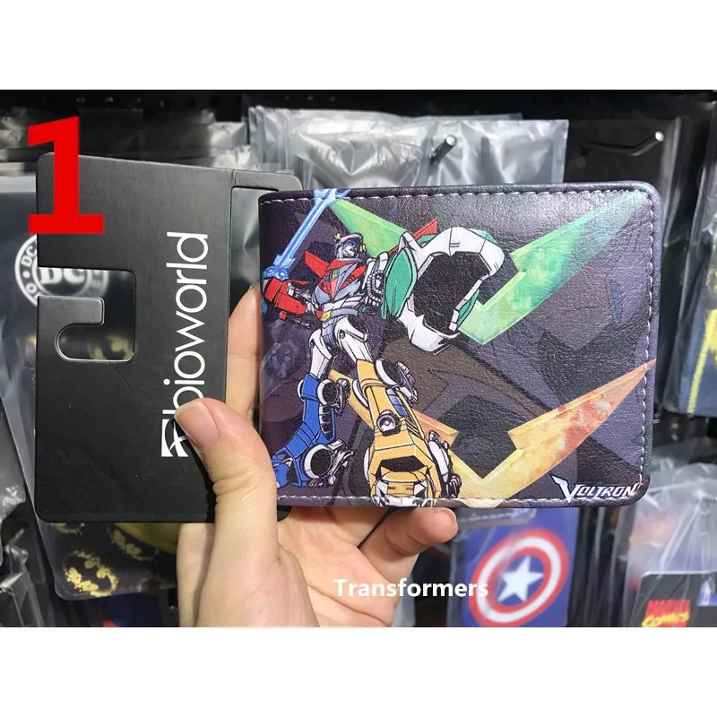 Transformers Film Peripheral Pu Wallet Card Holder Wallet Male Money Bag Bank Holder Short Purse Credit Case Bag Birthday Gifts