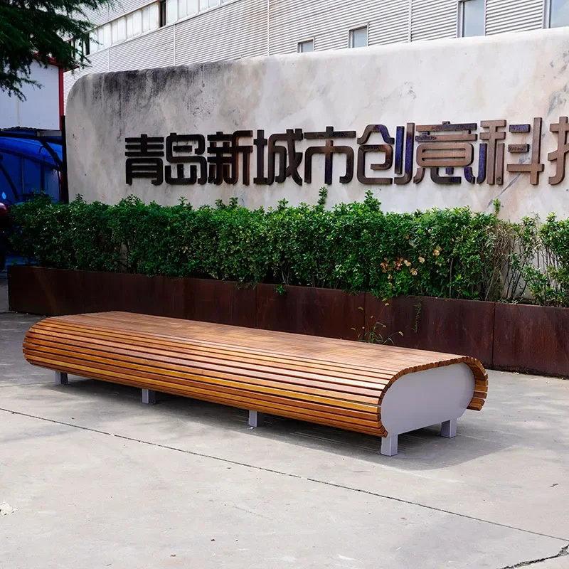 Park Chair Outdoor Bench Courtyard Square Scenic Bench Wrought Iron Bench Customization