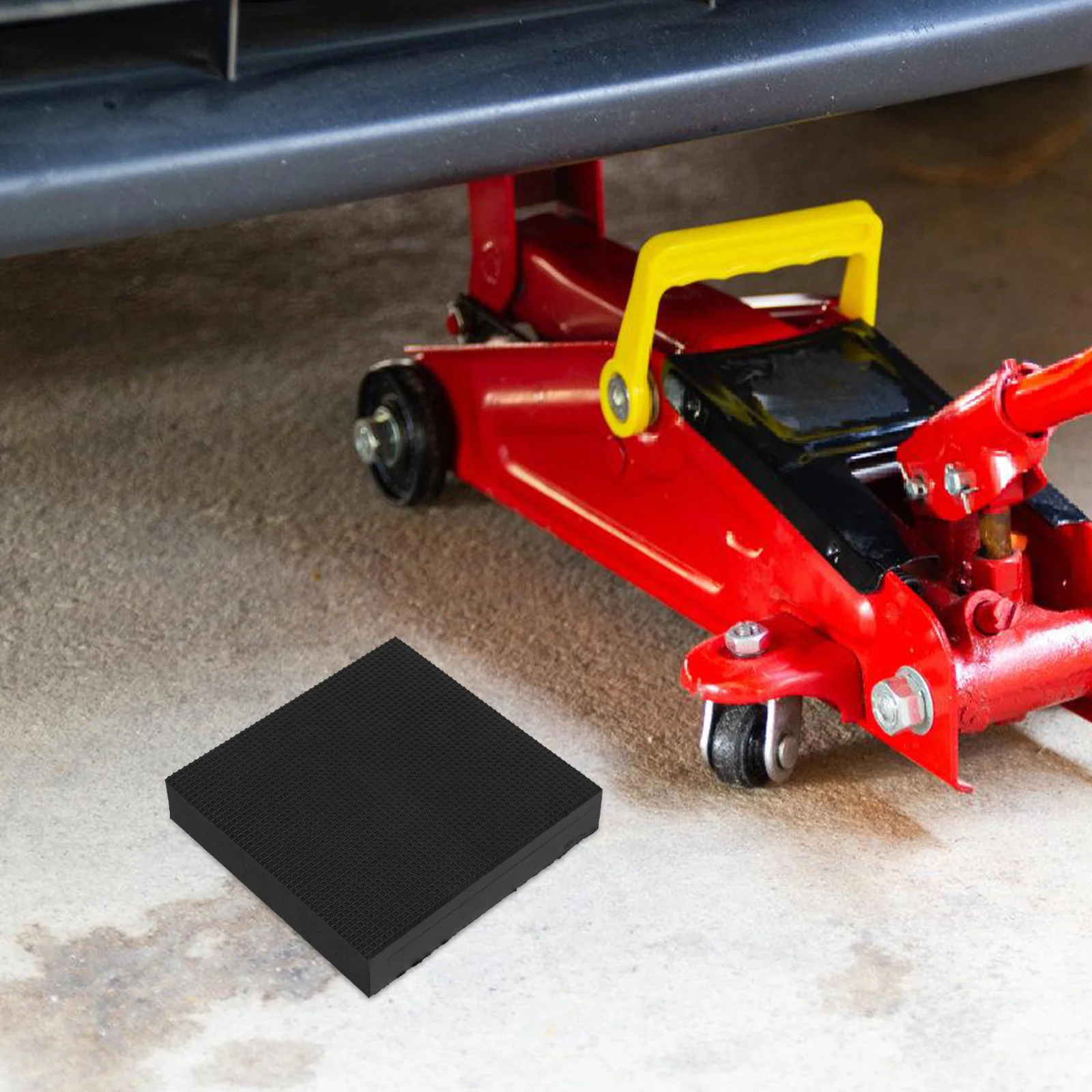 

1pc Rubber Jack Pad 20Mm For Pinch Welds Heavy Duty Lift Block For Car Truck Rv Trailer Floor Jack Vehicle Maintenance