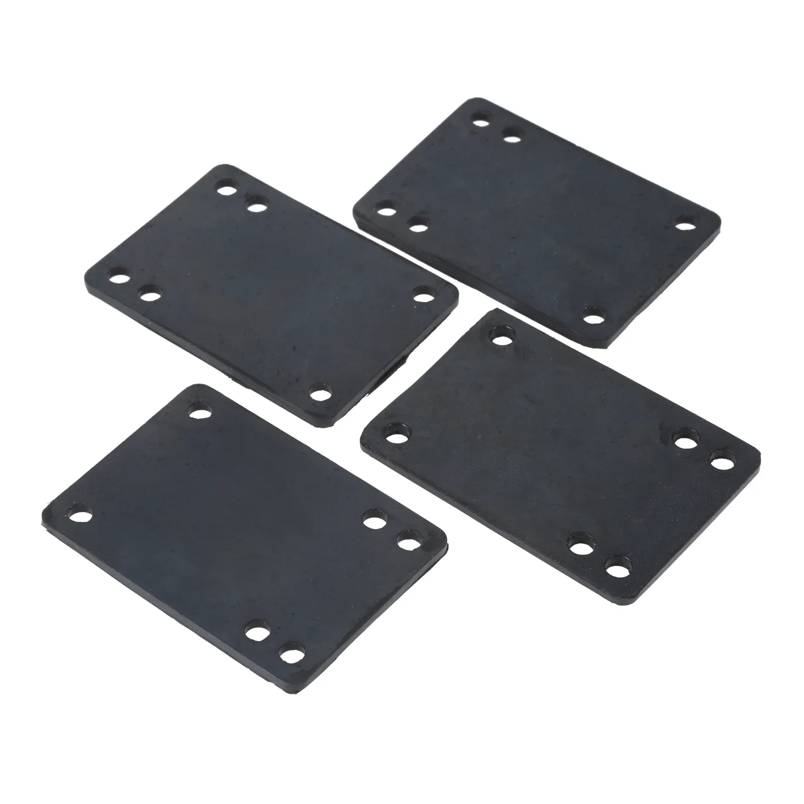 4pcs Skateboard Riser Pads Longboard 3mm Rubber Soft Shock Absorption Gasket Bracket Skate Board Trucks Shockpads