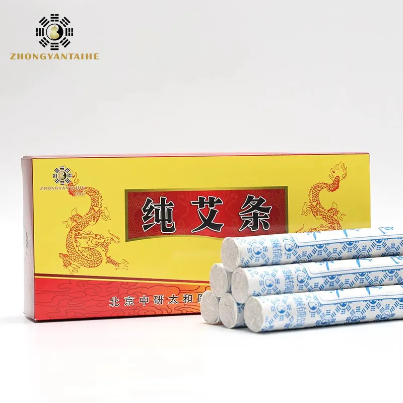 ZHONGYAN TAIHE Premium Pure Moxa Sticks - 100% Organic Traditional Therapy for Holistic Health & Natural Relief