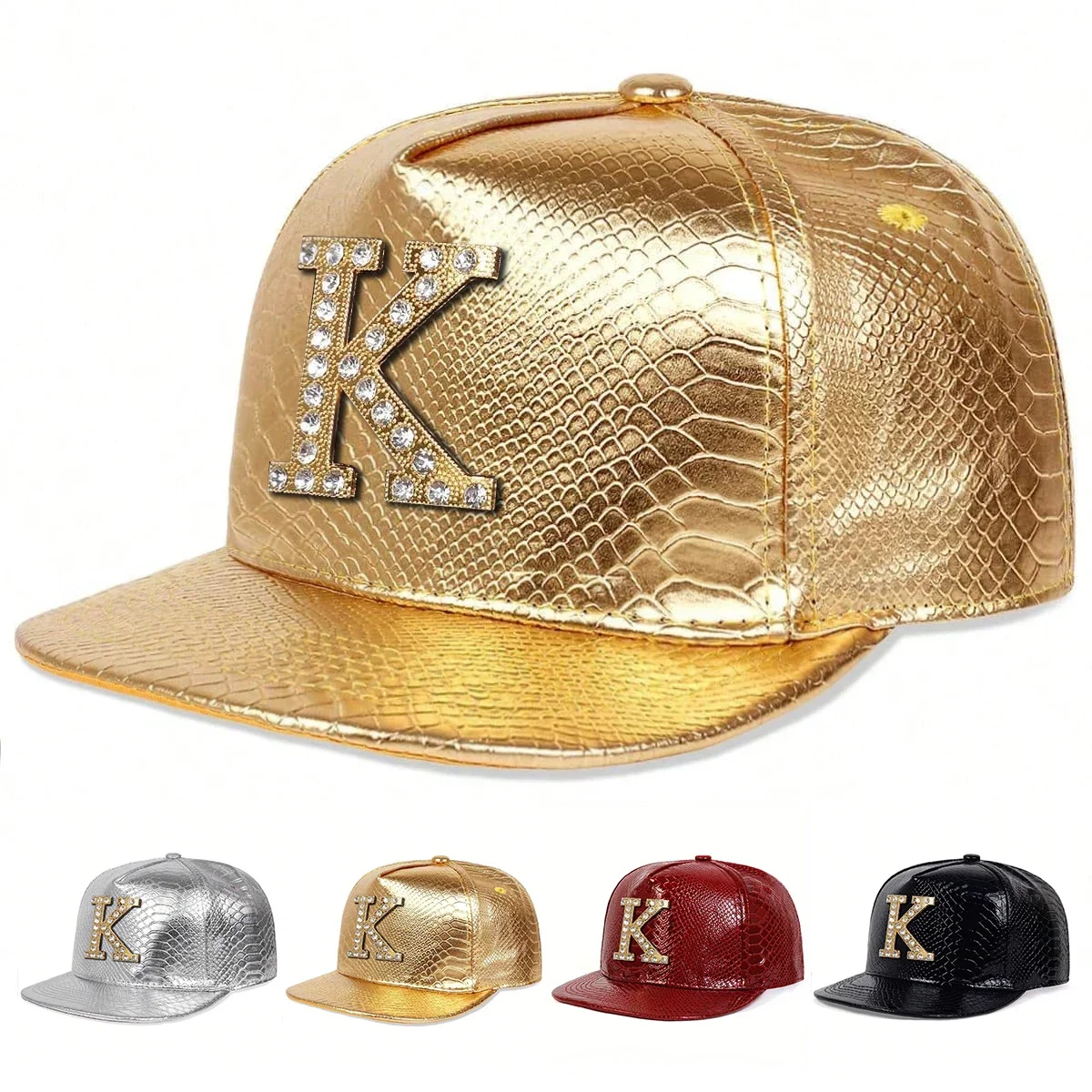 

Unisex Diamond K Letter Label Hip-hop Hats Spring Autumn Outdoor Adjustable Casual Baseball Caps Trucker Caps Sunscreen Hat
