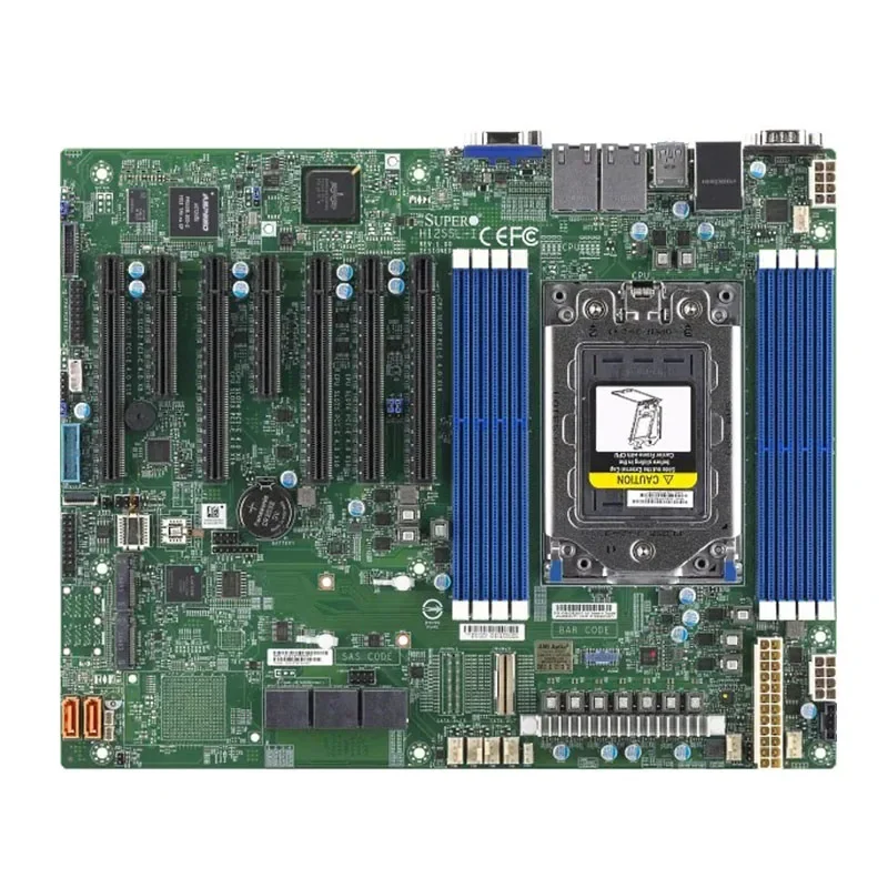 FOR Supermicro H12SSL-i Motherboard +AMD EPYC 7702 2.0GHz 64C/128T 256MB CPU Processor +8pcs* 64GB=512GB RAM DDR4 3200mhzMemory