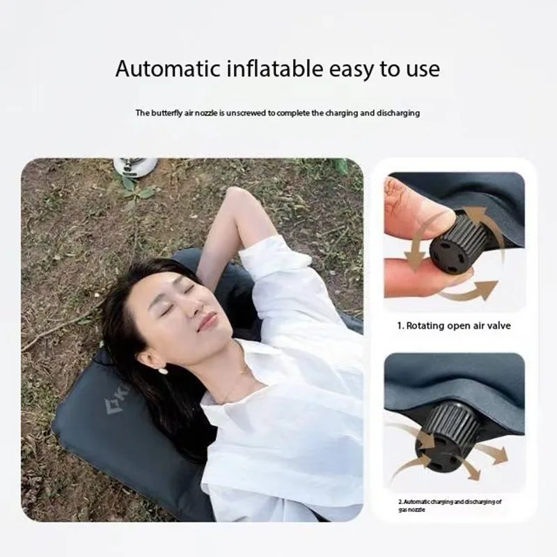 Outdoor Automatic Inflatable Floor Mat, Moisture-proof, Portable, Waterproof, Picnic, New