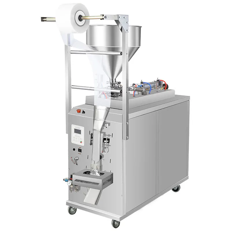 

Automatic peanut ketchup packaging machine, liquid quantitative filling machine