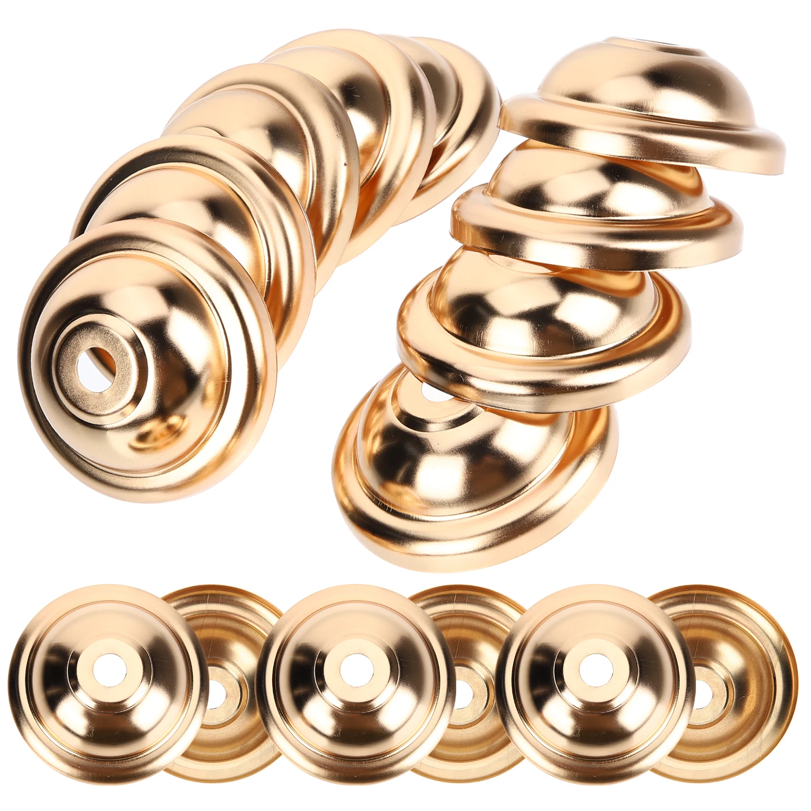 

10pcs Lamp Shade Metal Table Lamp Cover Rust-Resistant Lighting Plate For Living Room Bedroom Study Kids Room Ceiling Canopy