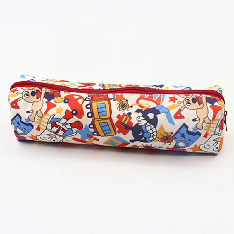 Kawaii Anpanman Baikinman Anime Cartoon Pencil Case Shokupanman Student Stationery Storage Bag Birthday Gift for Boys and Girls