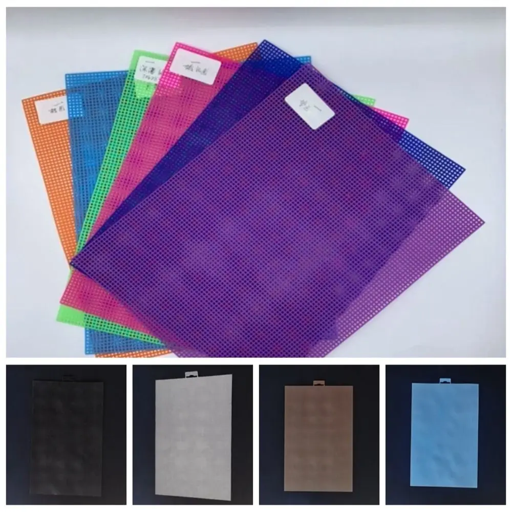 

28x21cm Cross Stitch Canvas Grid 14CT Handmade Embroidery Fabric Canvas Grid Square Convenient Plastic Canvas Fabric Women