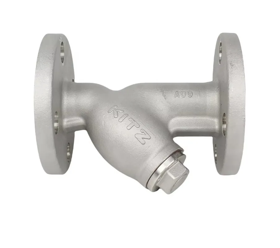 Original KITZ STAINLESS STEEL Y TYPE STRAINER UYB 10K CAST FLANGED ENDS