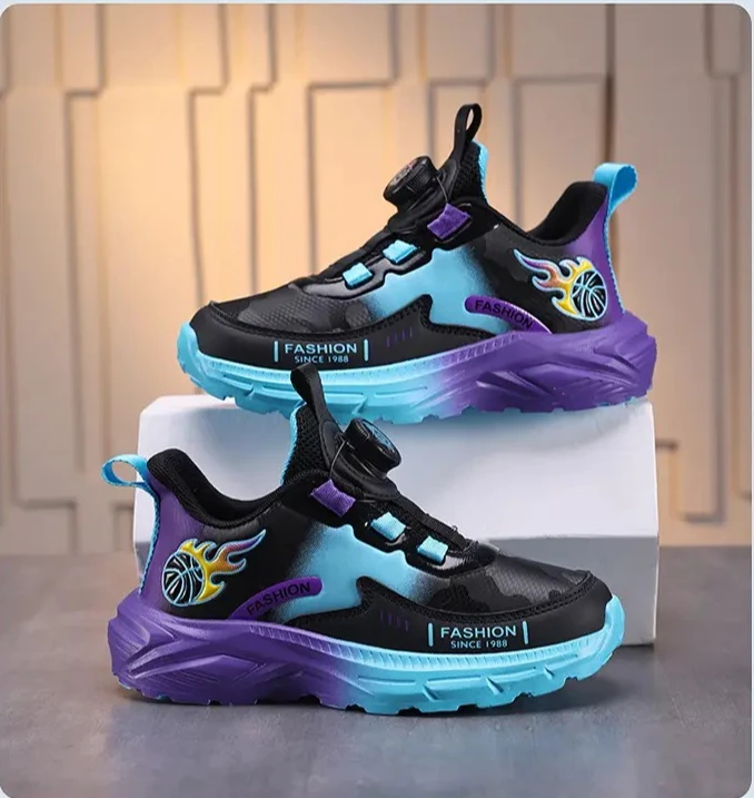 

2025 new style of leather shoes and sports shoes with fashionable color schemes for children and outdoor activities kids shoes