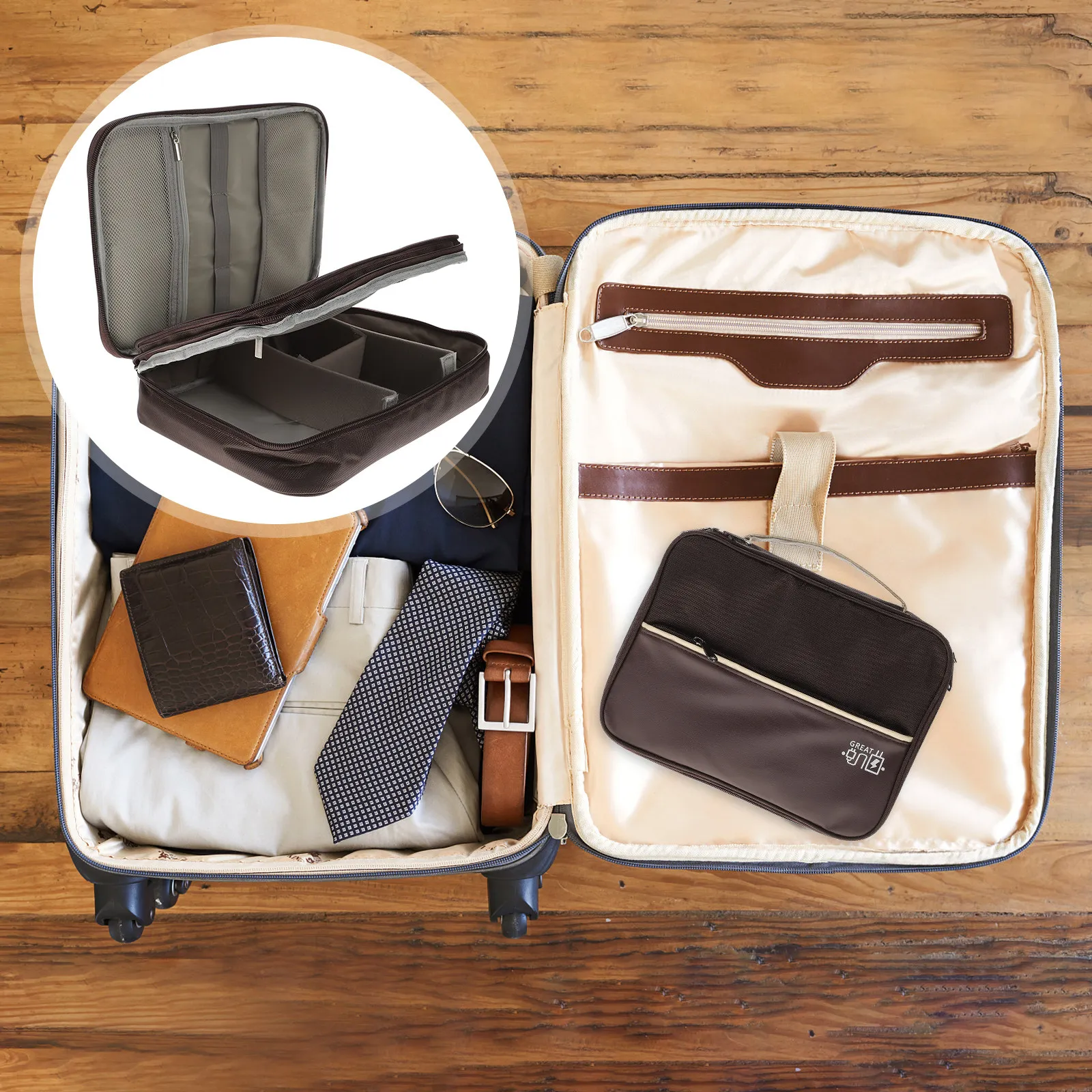 

Органайзер для кабелей, дорожная сумка для электроники, устойчивая к царапинам полиэстеровая многослойная сумка на молнии для хранения цифровых устройств