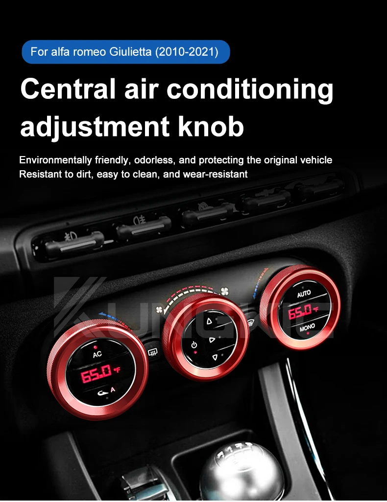Regulierungsring für Klimaanlagen ﻿ Zentrale Verkleidung für Alfa Romeo Giulietta 940 2010 2011 2012 2013 2014 2015 2016 2017 2018 2019 2020 2021/ Fiat 500L 2011-2017/ 500X 2015-2024 – Detail 11