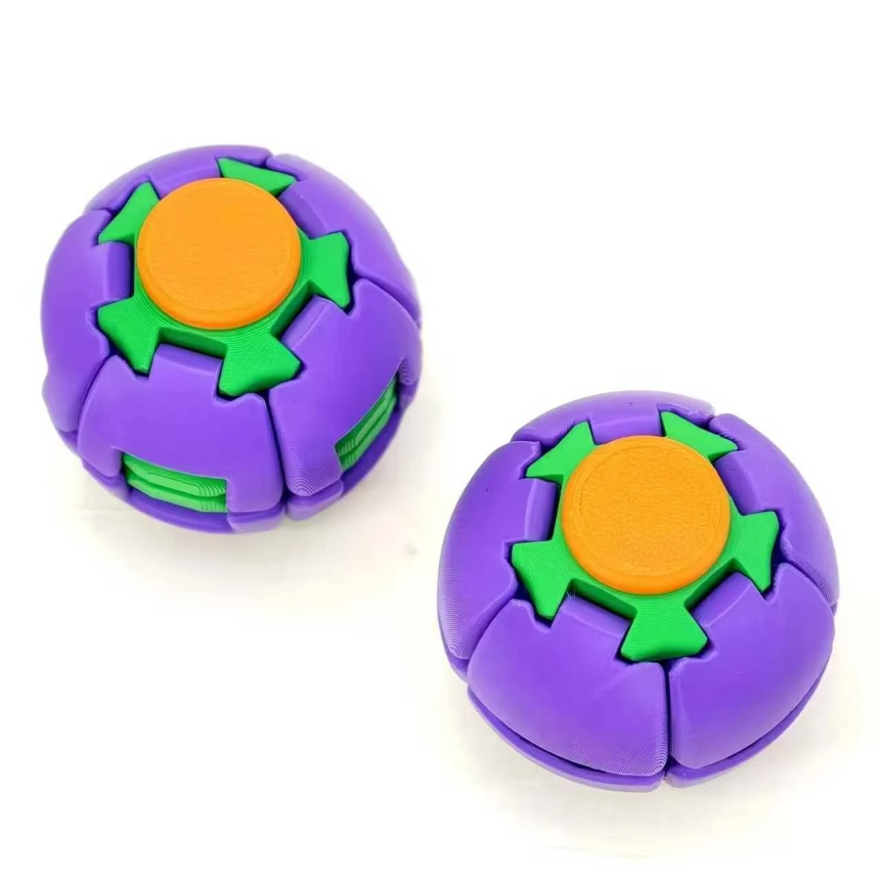 New Fingertip Rotating Ball 3D Printing Stress Relieving Ball Pressing Rotating Fingertip Gyroscope Puzzle Portable Fun Toy