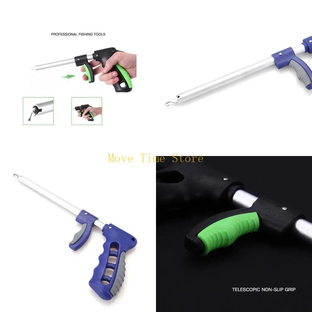 

92ME экстрактор рыболовных крючков из алюминиевого сплава, простой инструмент для удаления крючков с защитой от потери веревки