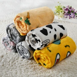 Winter Warm Pet Blanket Fluffy Soft Cozy Dog Bed Mat For Small Medium Dogs Cat Cute Carrot Print Puppy Sofa Mat Yorkie Supplies