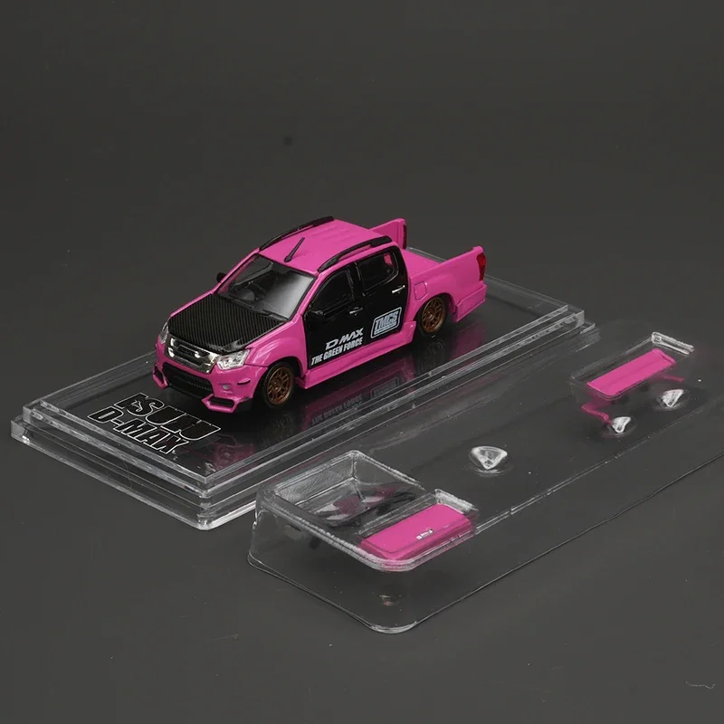 BMC 1:64 D-MAX 2018 بيك اب ماليزيا معرض نموذج سيارة مجموعة محدودة دييكاست ديوراما اللعب #6