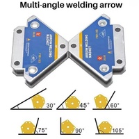 1/2/4Pcs Magnetic Welding Fixer Multi-angle Solder Arrow Magnet Weld Positioner Ferrite Auxiliary Locator Tools Welding Supplies