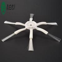 AEB1-White 6 Arms Side Brush For Xiaomi 1S MI Robot Vacuum 2 Roborock S50 S51 S5 Vacuum Cleaner Parts Accessories