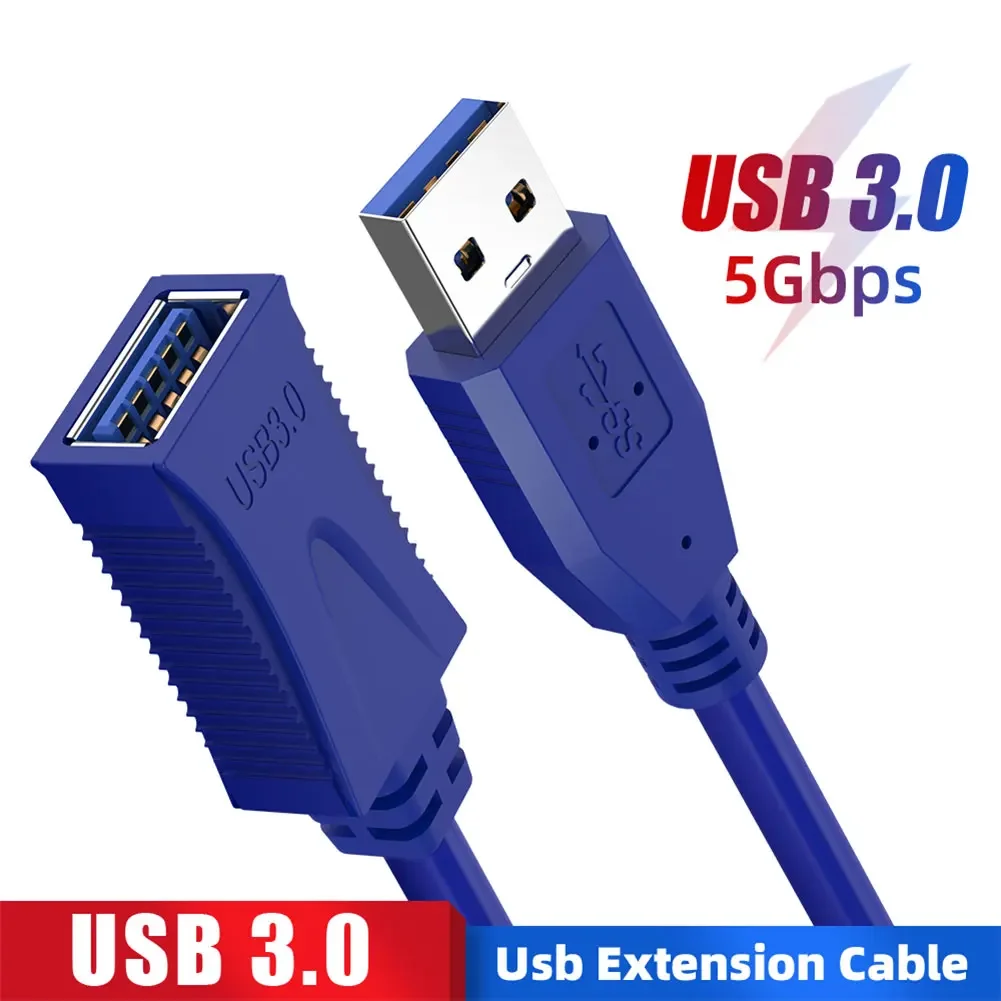 0.3m/1m/1.5m USB 3.0 Cable Fast Speed Extension Cable Male to Female USB Data Sync Transfer Extender Cable For Camera Mouse