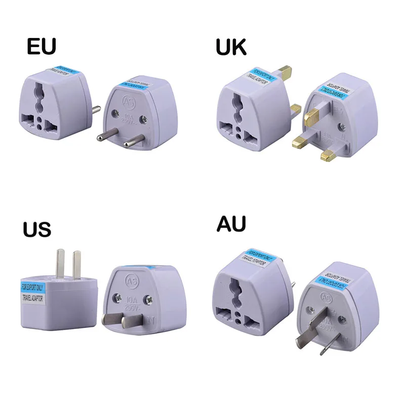 Common EU UK US Australia Plug adapter USA Australia UK Europe Travel Power adapter AC Charger Converter Socket plug for travel