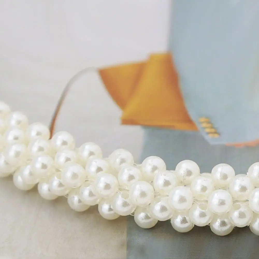 

DIY Modification Accessories Handbag Hanging Chains Shoulder Bag Strap Bag Accessories Pearl Bag Chain Metal Braided Chain