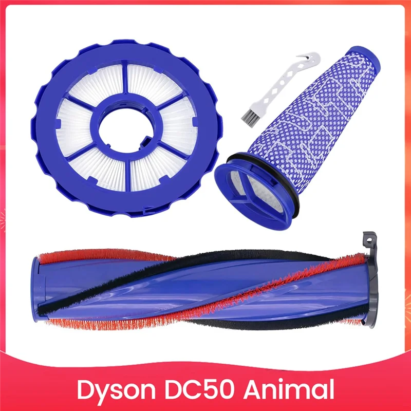 

DC50 Roller Brush And Fiter Replacement For Dyson DC50 Animal Multi Floor Complete Vacuum Filter Brush Set