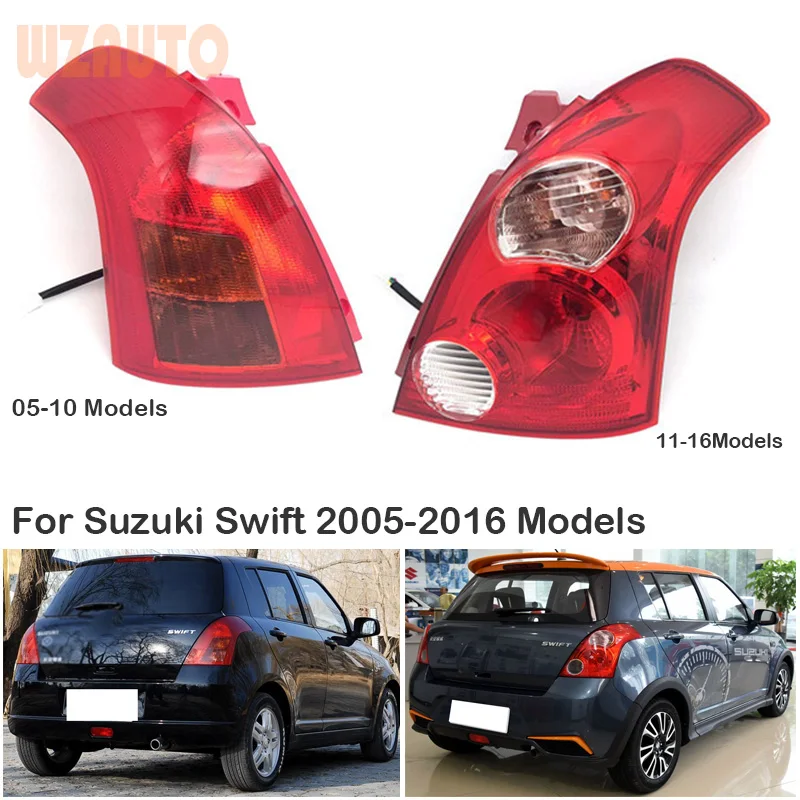 Rear Bumper Light Raer Tail Lamp Housing Break Stop Lighting Assembly For  Suzuki Swift 2005-2016 Models