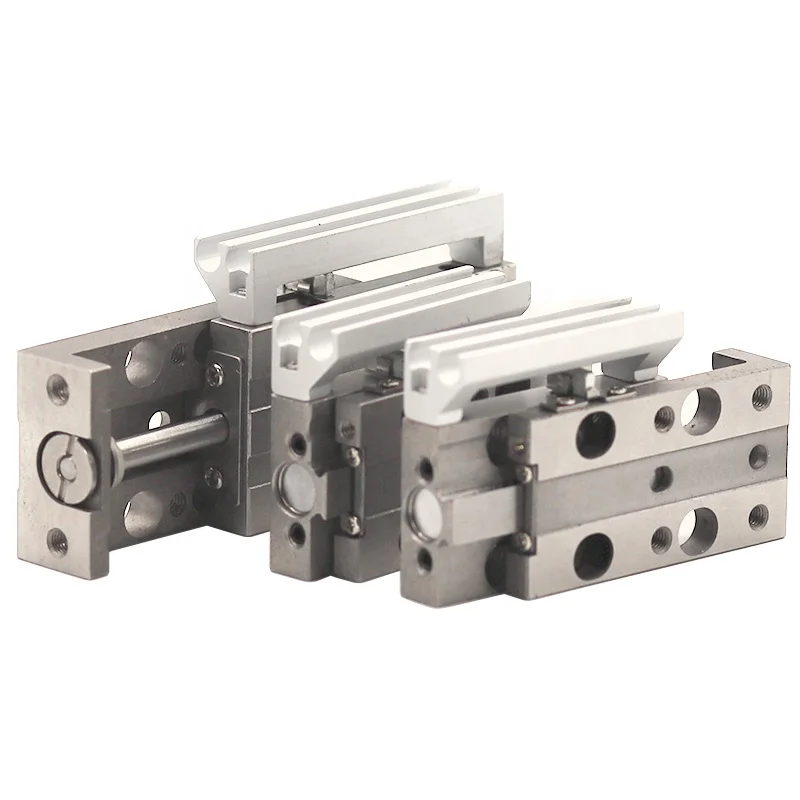 MXJ 4-6-8/5/10/15/20 C Series Air Slide Table Pneumatic Cylinder Air Hydraulic Cylinder Double Acting Linear Actuator Cylinders